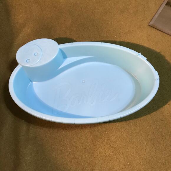 Mattel Barbie Doll Replacement Part Swimming Pool Tub Blue 2019 NO Slide - Picture 1 of 4